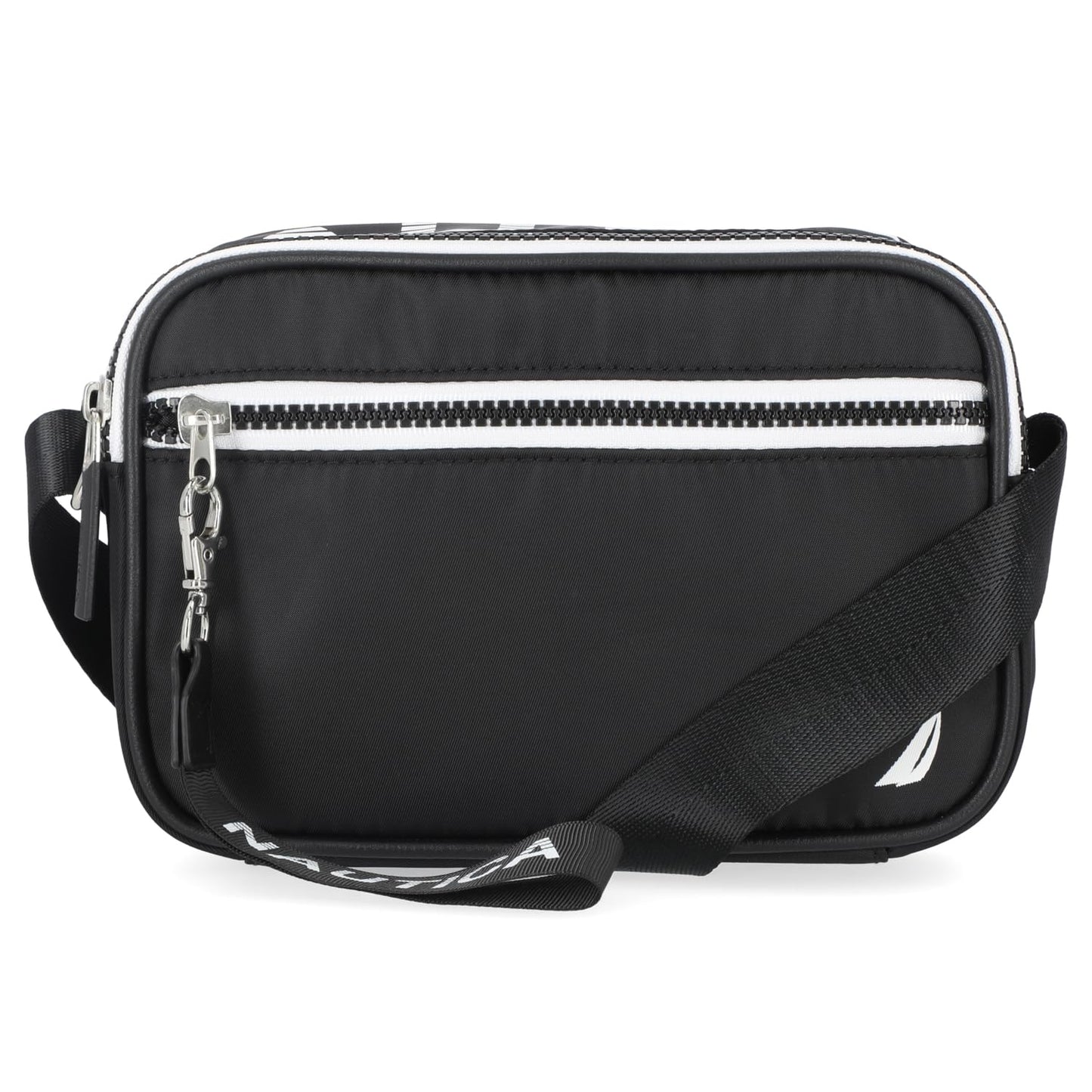 Nautica Women's High Seas Camera Crossbody, Black, One Size