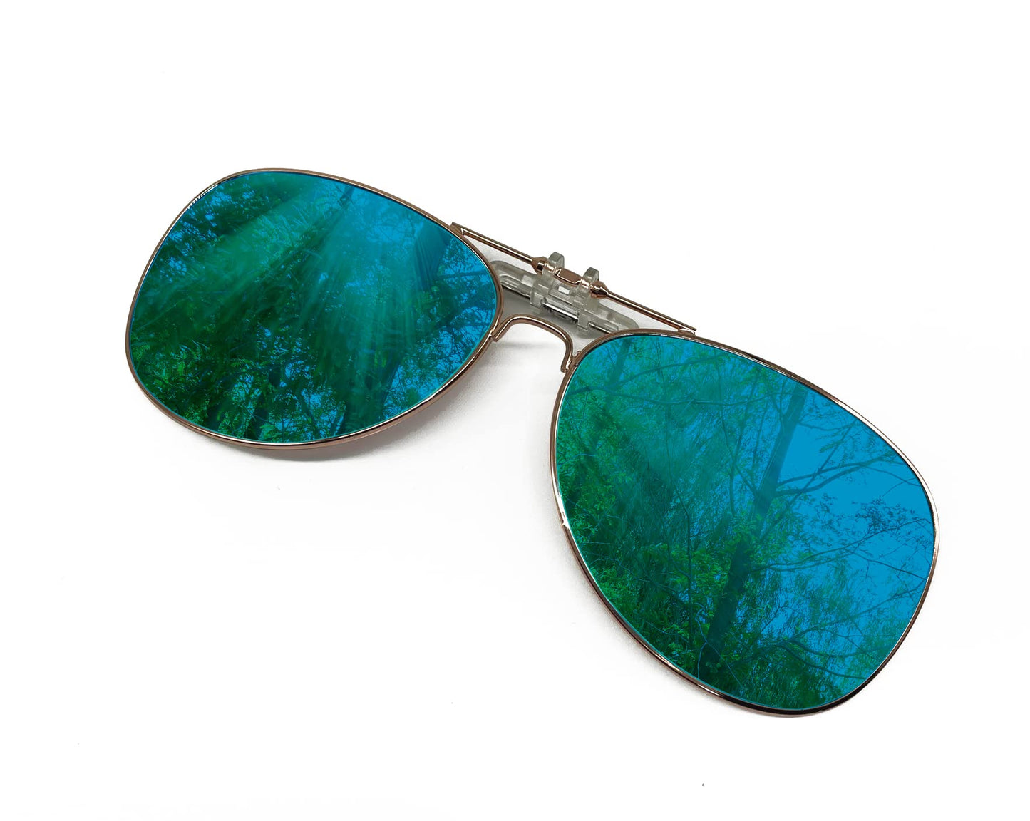 XII WY Polarized Clip-on Sunglasses Rimless Anti-Glare UV Protection