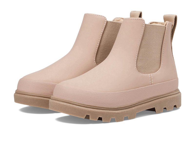 Native Shoes Unisex-Kids Kensington Chelsea Boot, Chameleon Pink/Flax Tan, 13 Little Kid