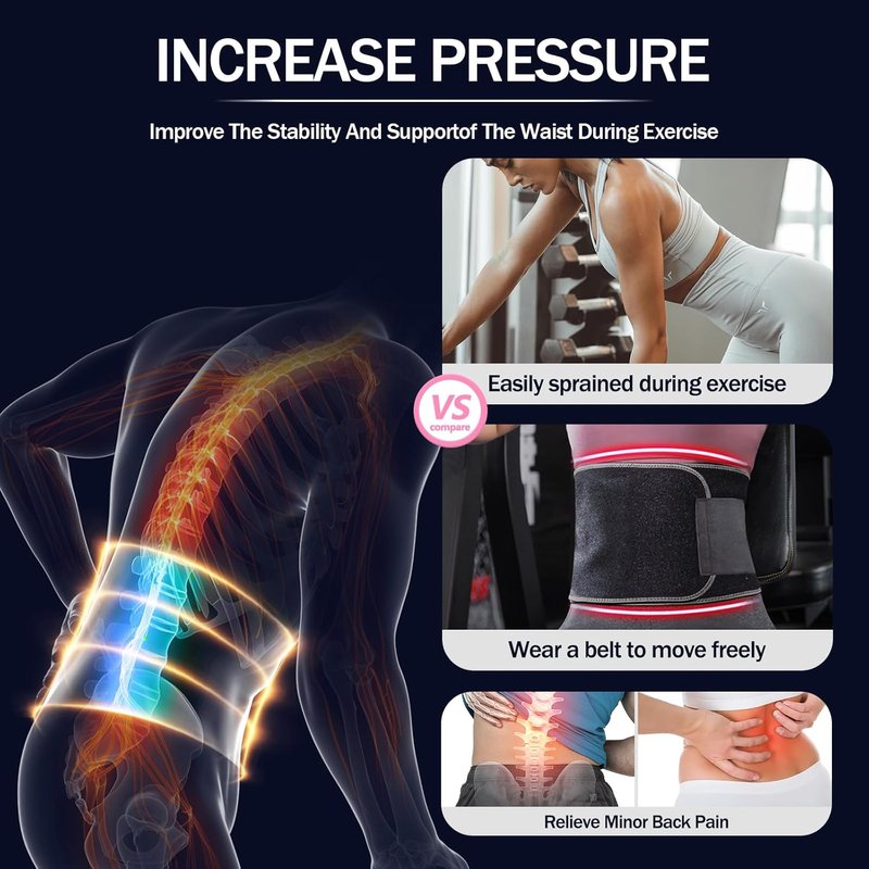 Waist Trainer for Women - Sweat Trimmer Belt for Belly Fat Loss | Adjustable Size