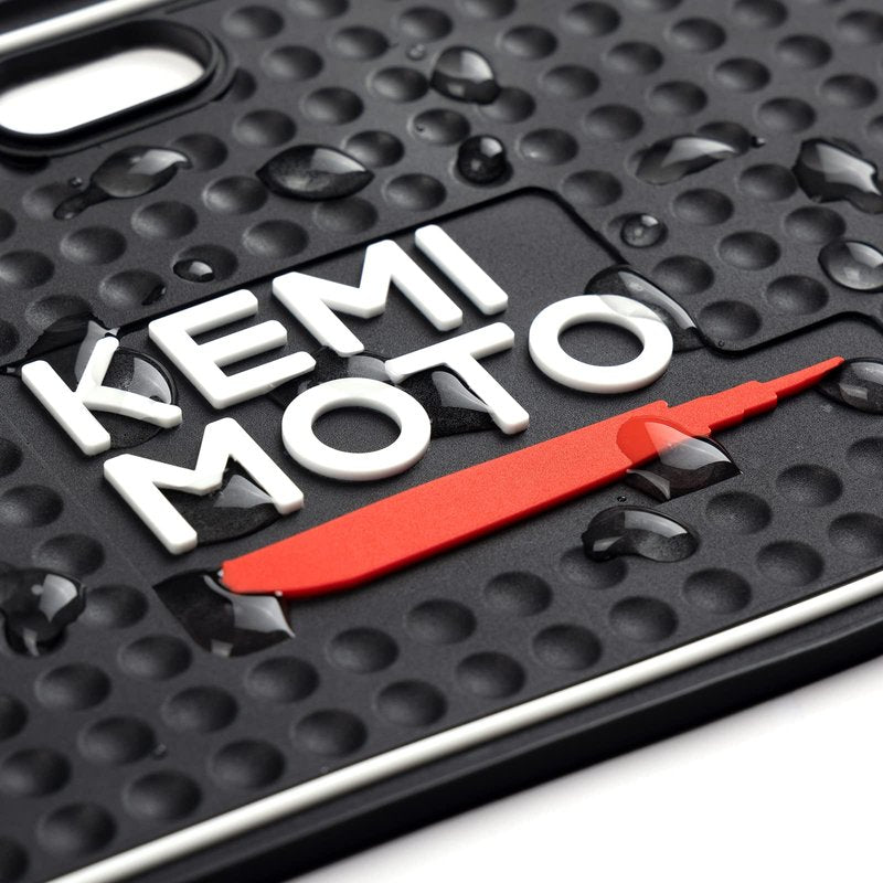 Kemimoto Golf Cart Dash Mats Compatible with Club Car Precedent 2004-2023 and Onward Tempo 2007-2023 Golf Cart Accessories White Trim