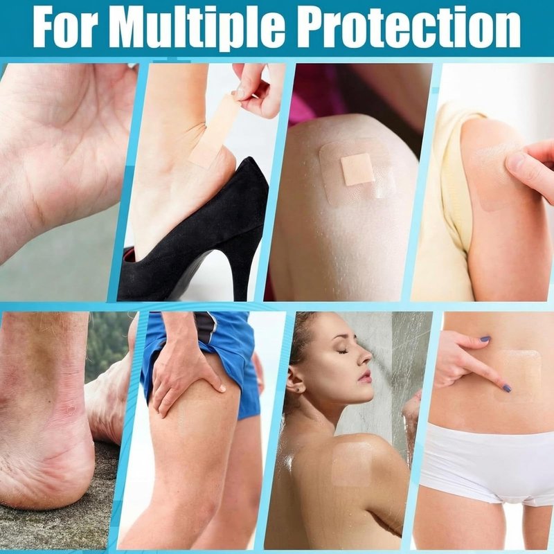 Geiserailie 30 Pack Transparent Film Bandage with Pad, Waterproof Adhesive Bandages, Cover Patches, Clear Film for Showering, Swimming, Tattoo(2.36 x 2.76 Inches)
