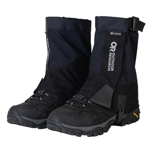 Outdoor Research Crocodile Mid-Height Gaiters, Black, Medium