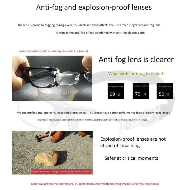 SooGree Sport Safety Goggles Glasses Racquetball Basketball Goggles Sports Eyewear Protective Glasses Lens Replaceable Scratch Resistant Protective Eyewear (8040 Light Grey frame Gray pad)