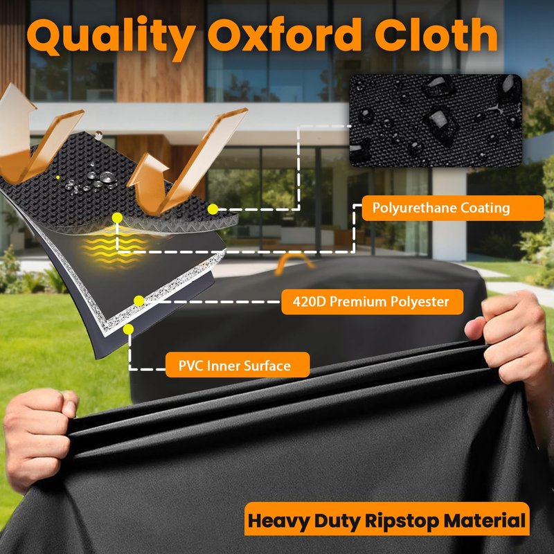 UUT Tennis Stringing Machine Cover, Upright Stringing Machine Dust Cover Compatible with Gamma ST, ST II, X-ST, X-ELS, 7000Es, 6002Es – Heavy Duty Waterproof 420D Oxford Tennis Machine Dust Cover.
