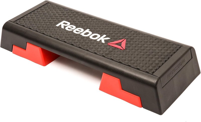Reebok Adjustable Aerobic Step Platform - Multipurpose Workout for HIIT & Strength Training | Ideal for Cardio Sessions