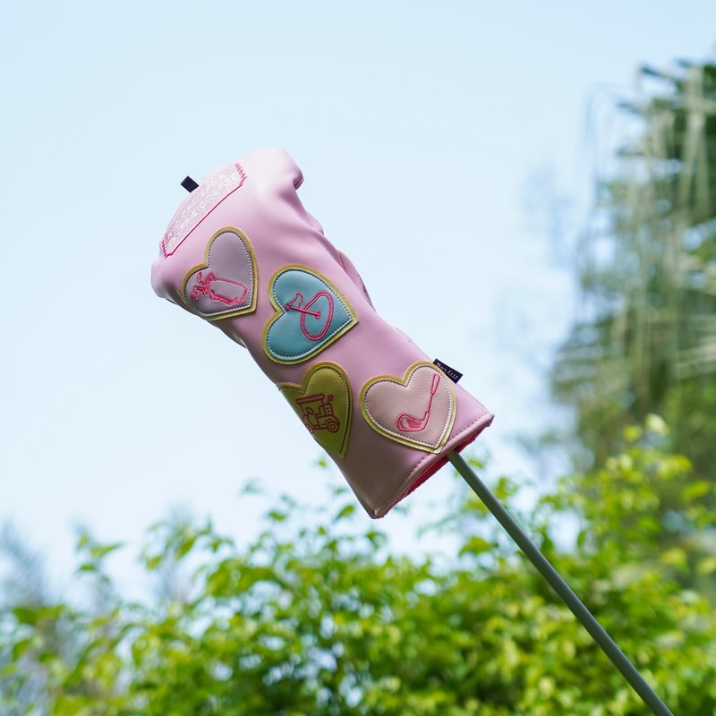 mytag Pink Driver Headcover, No Bad Days On The Course Golf Driver Head Cover for Women Girls