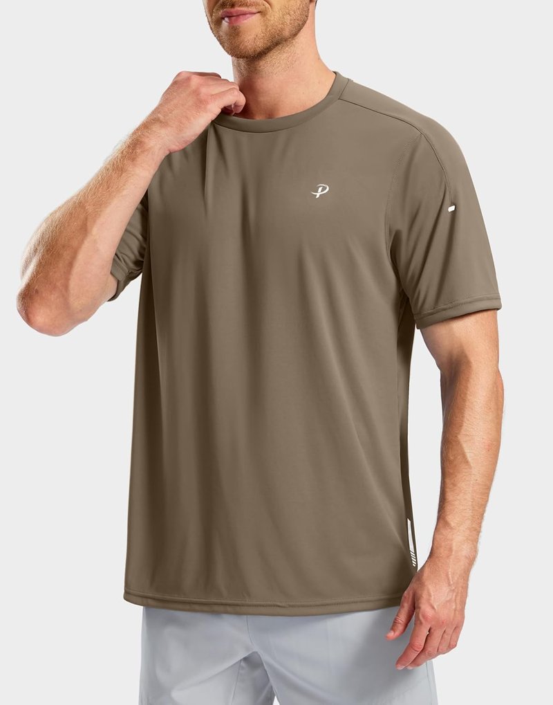 Men's Workout Running T-Shirts - Lightweight Quick Dry Athletic Gym Tee | Short Sleeve Sport Top