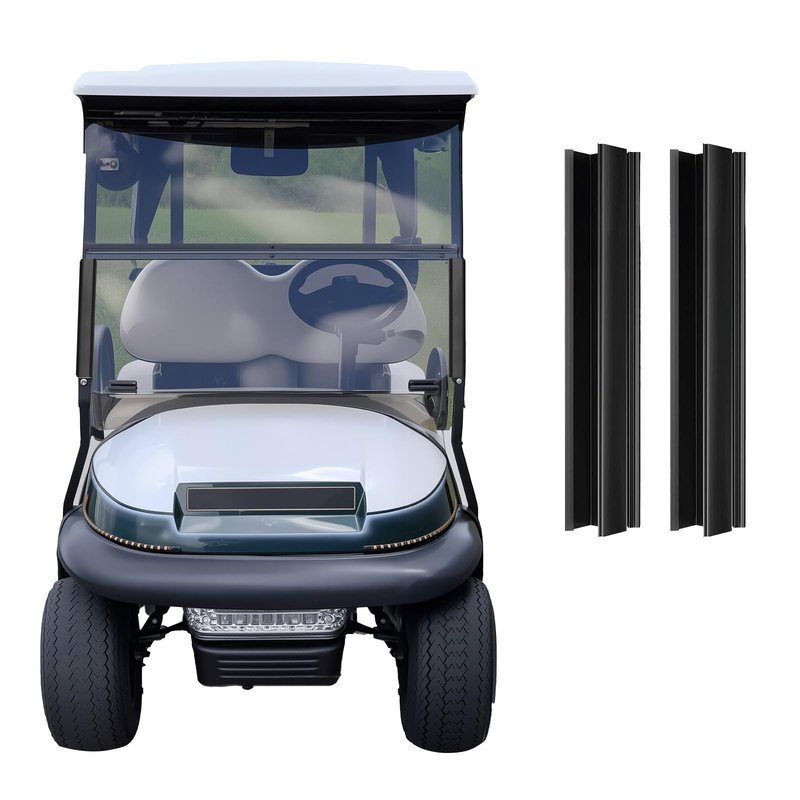 RIZINKART Golf Cart Windshield Sash Clips Universal Fit Club Car DS,Precedent, Windshield Side Sash Clips for 1'' × 1'' Tube