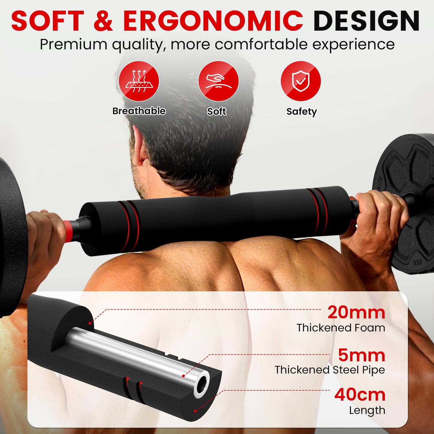 BDSHE 45lbs Adjustable Dumbbell Set, 4-in-1 Dumbbell set，Suitable Men/Women