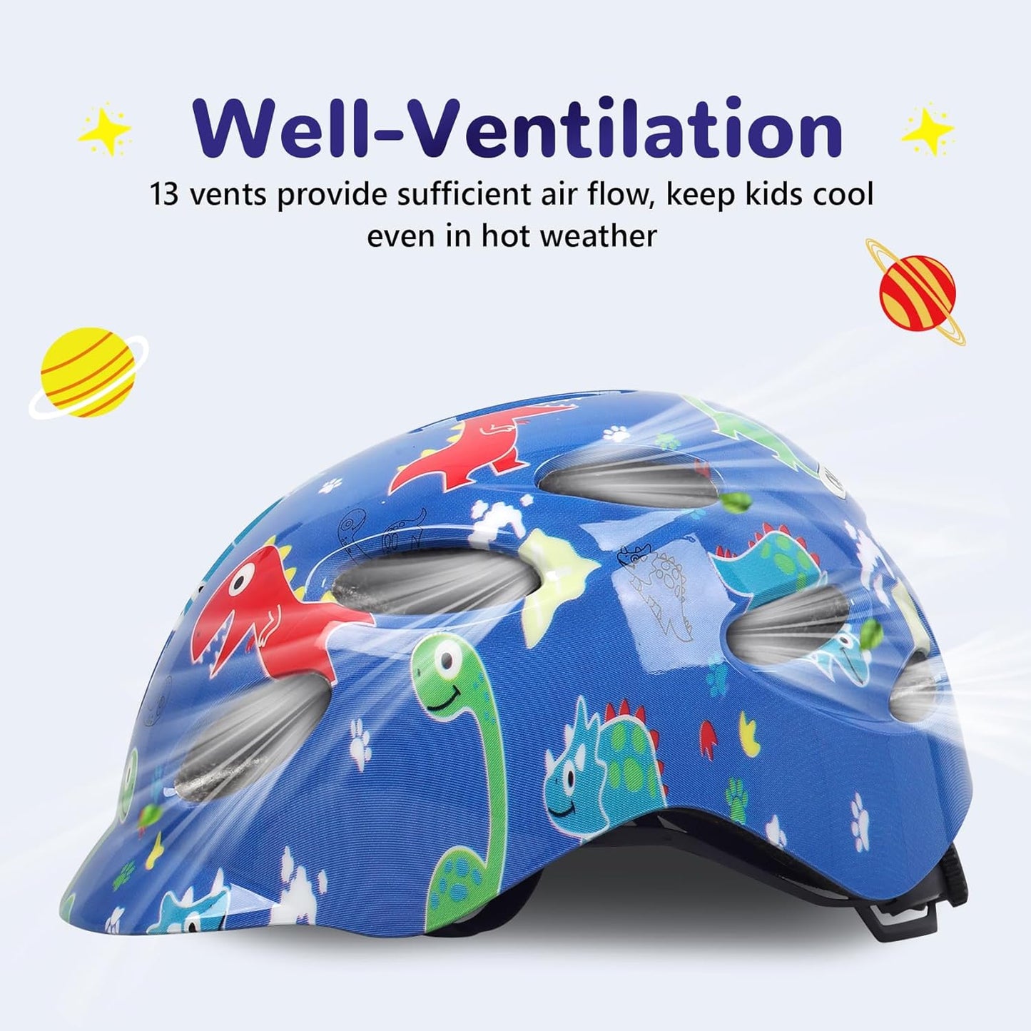 Kids Bike Helmet - Adjustable Multi-Sport Safety Gear for Boys, Girls & Teens | Perfect for Biking, Scootering & Skating