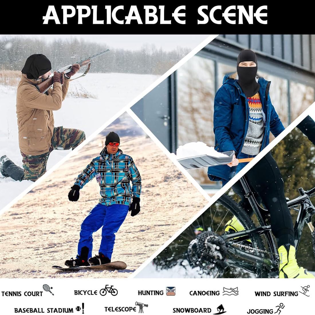 Balaclava Ski Mask for Men Full Face Mask Men Shiesty Ski Mask Women Motorcycle Helmet Head Cover Summer Sun UV Protection
