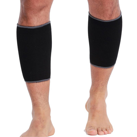 NeoTech Care Calf Compression Sleeve for Calves Support or Shin Splint (Black Color, Size M, 1 Pair)