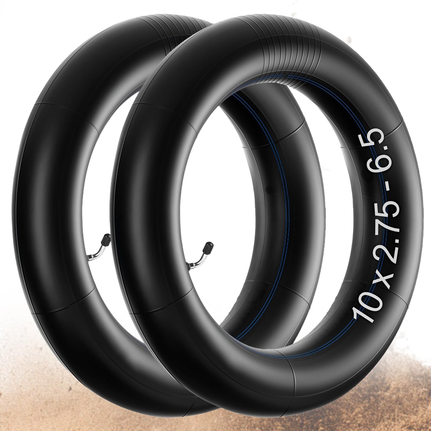 70/65-6.5 Tire Off Road, 10 Inch Heavy-Duty Tube, 10x2.75-6.5/ 10x2.70-6.5 Tube Fit for Hiboy Titan Pro/Max3~Hover-1 Alpha~Wheelspeed 1 Pro~JoyorY-S~Ninebot Max G2~Evercross Electric Scooter