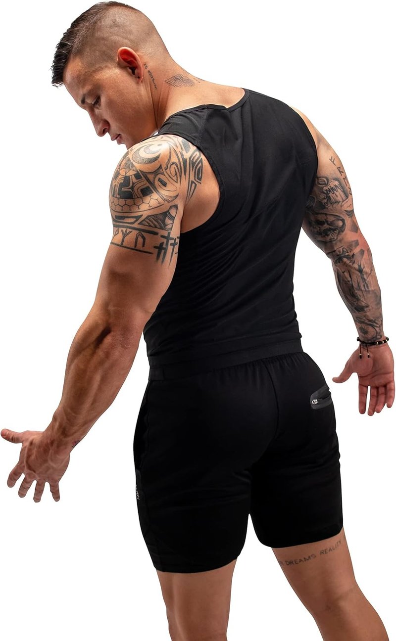 Men's Sauna Vest - Compression Sweat Enhancing Workout Tank Top | Waist Trainer for Effective Weight Loss