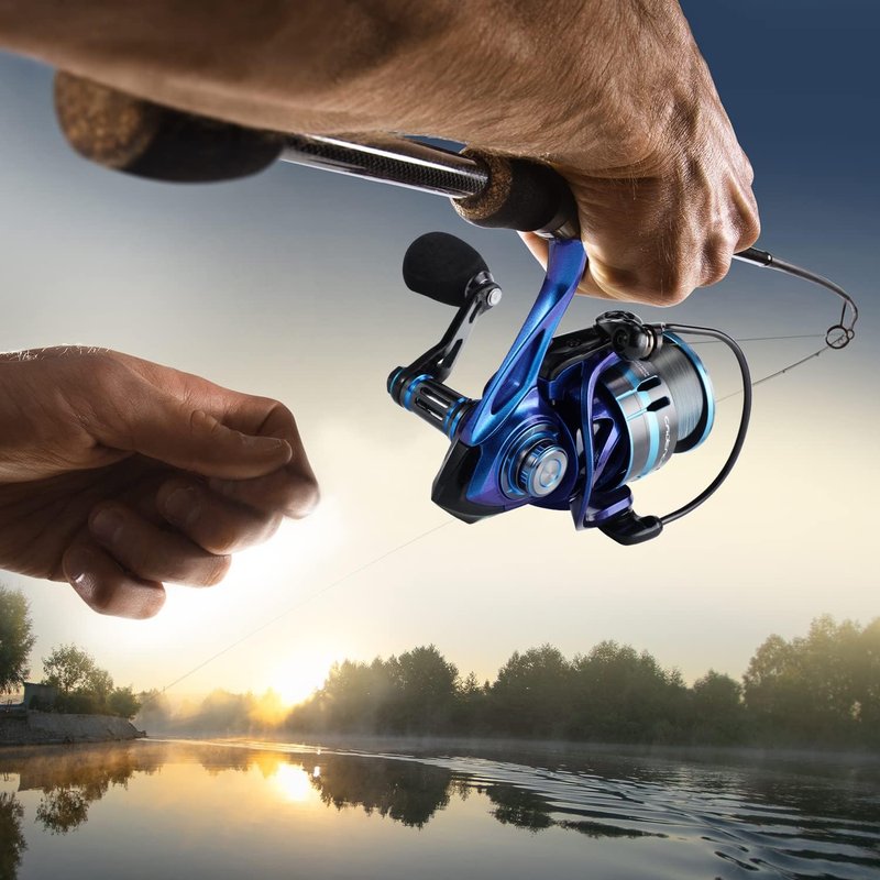 Cadence Primo Fishing Reel - Ultralight Spinning Reel with Magnesium Frame | 36 LBs Max Drag, 6.2:1 Gear Ratio