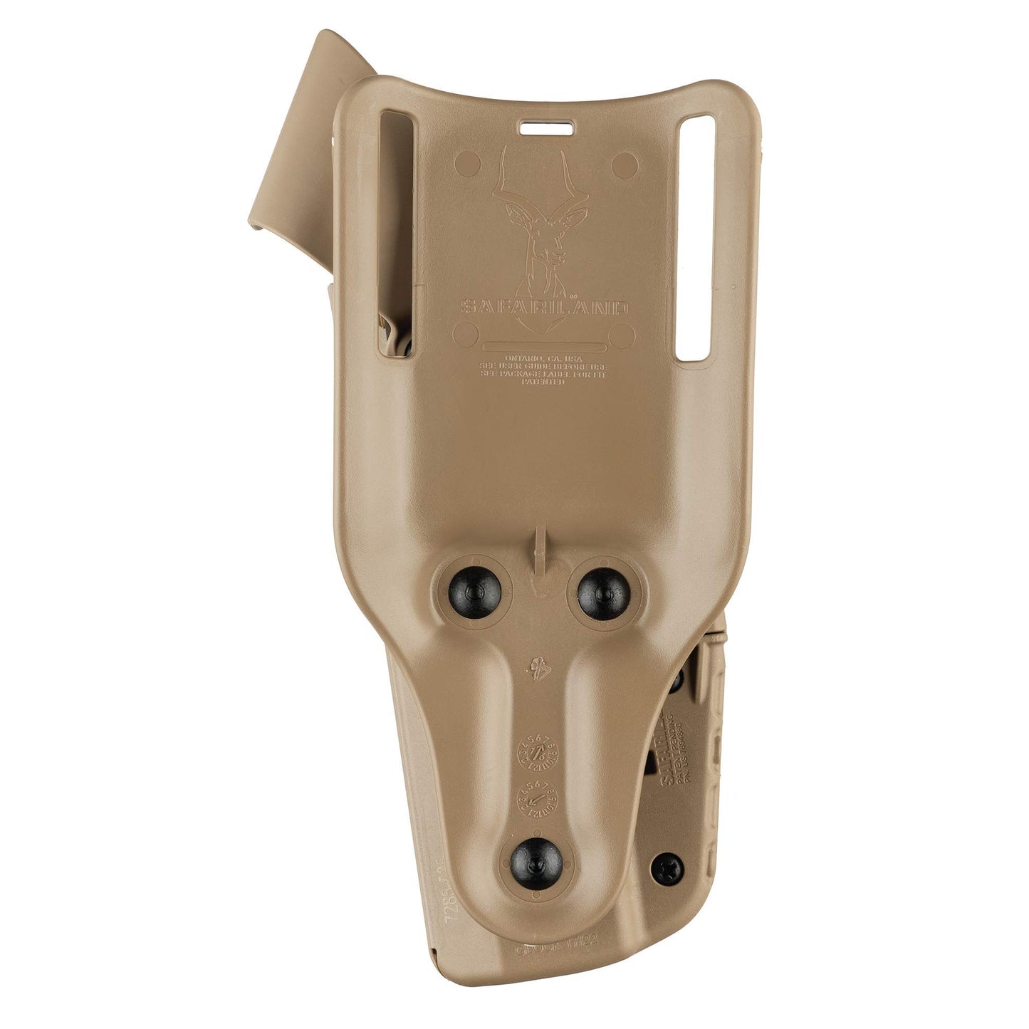 Safariland 7285 7TS SLS Low-Ride 1.5'' Drop Level-II Duty Beretta 92 Holster, STX Flat Dark Earth, Right