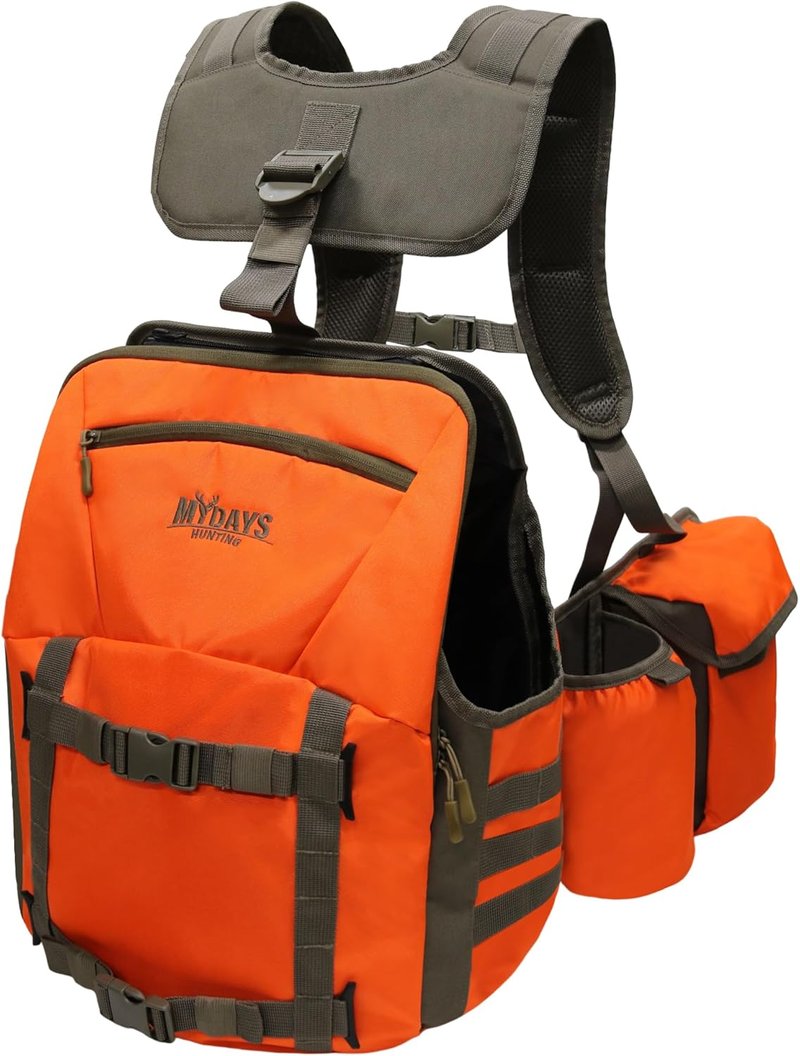 Upland Bird Vest Backpack - Tactical Hunting Vest with Game Pouch & Pockets | Outdoor Gear for Bird Hunting