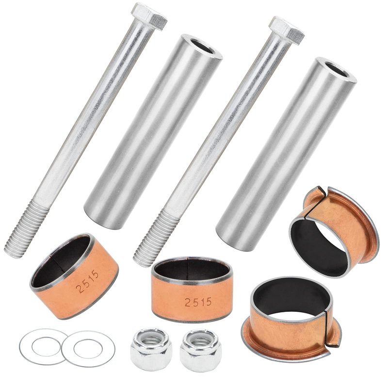Roykaw EZGO TXT/PDS Kingpin Spindle Bushing Kit for 2001-Up Golf Cart Models, Replaces OEM # 70648-G01, 70745-G01, 614034