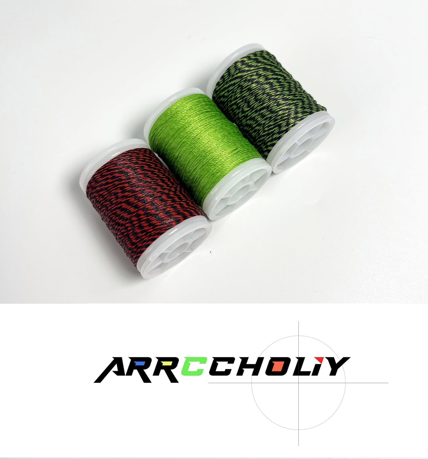 arrccholiy Archery Bow String Serving Thread 120yard(110m) for Compound Recurve Bow Tying Peep Sights Nocks, Black