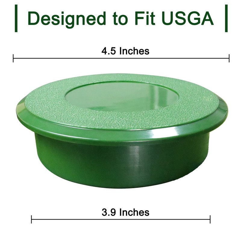KINGTOP Golf Hole Cup with Cover, Backyard Practice Putting Green, Fit PGA | LPGA | USGA Regulations, Outdoor Indoor Golf Putting Cup