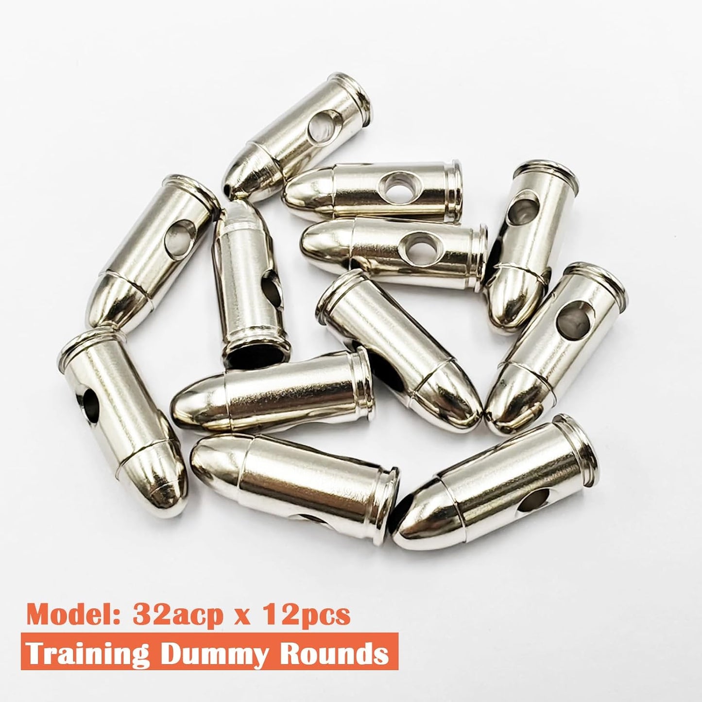 Steel Safety Practice Rounds - Action Trainer Dummy Round for Dry Fire Training | Snap Cap