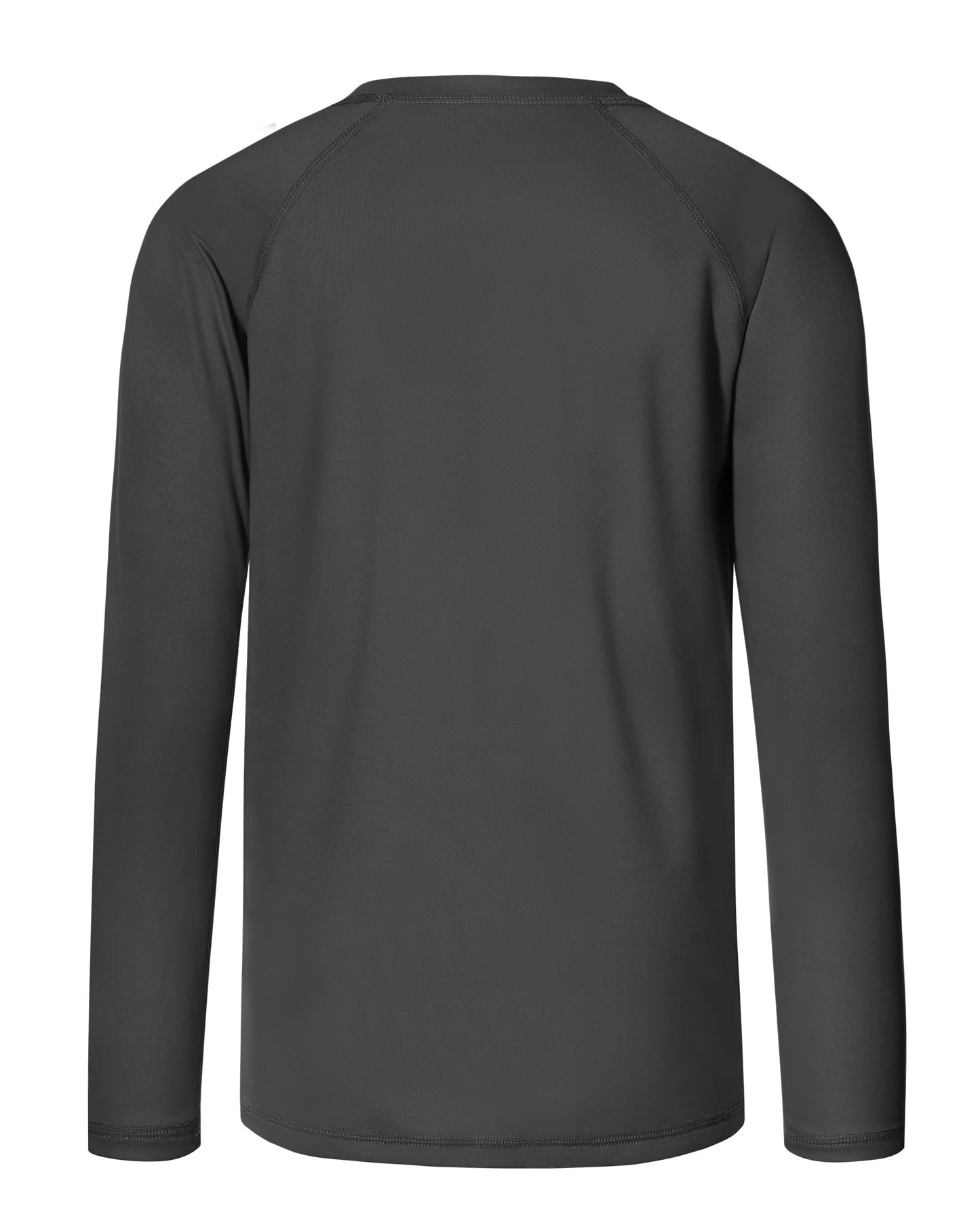 Boys UPF 50+ Swim Shirt Long Sleeve, 1 or 2 Pack UV Sun Protection Rash Guard, Youth Kids SPF Water Shirts for Beach Surf