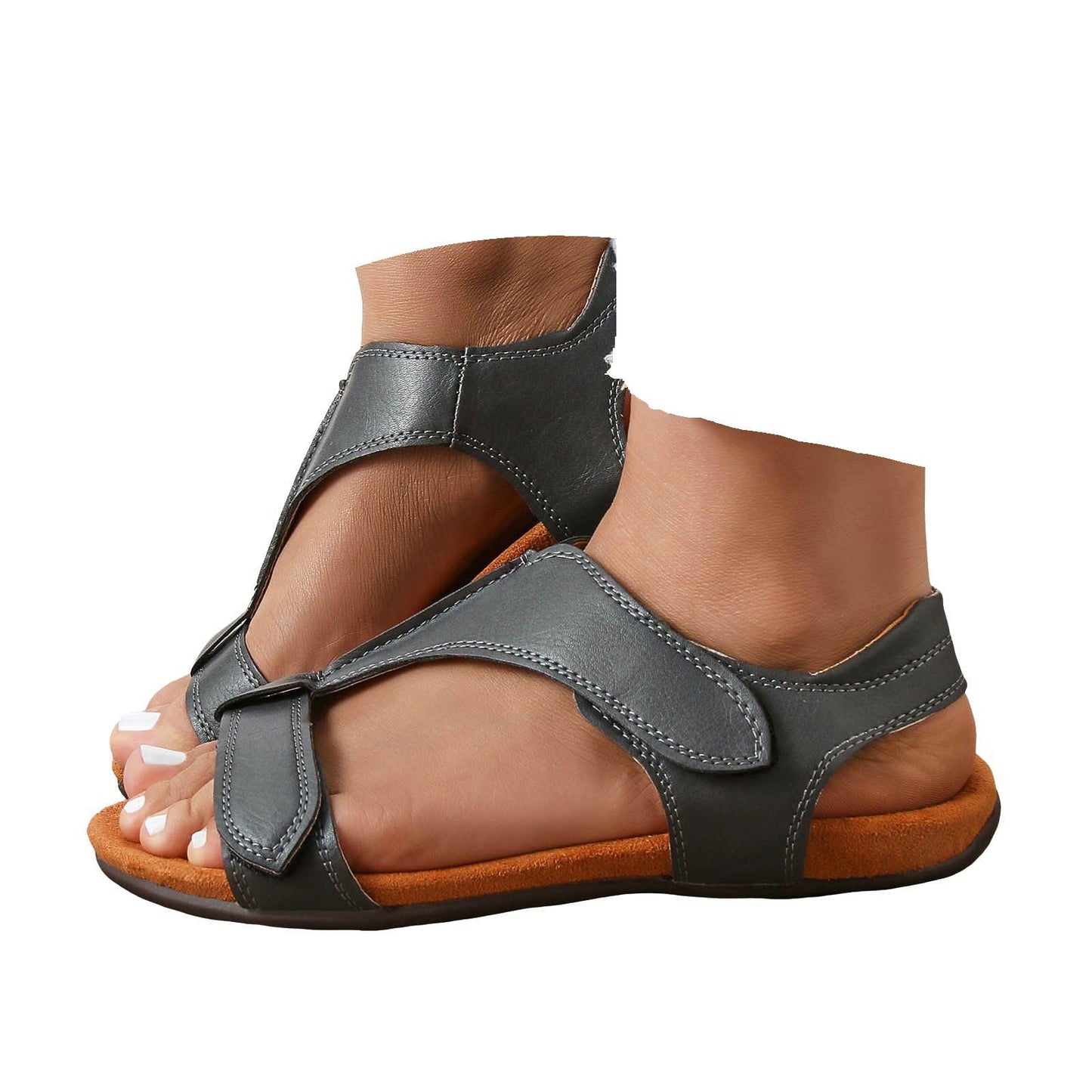 WAJCSHFS Sandals for Women Comfortable Arch Support Walking Sandals Soft Cushion Sports Lightweight Casual Orthotic Sandals