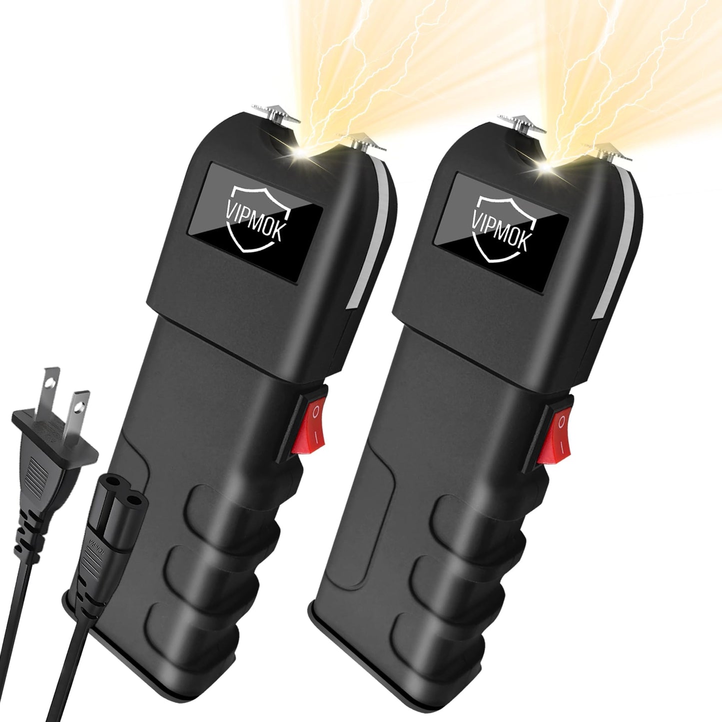 VIPMOK-928 2 in 1 Stun Gun with LED Flashlight Personal Protection Device