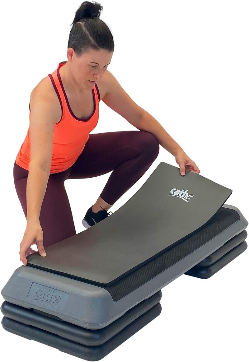 Mini Aerobic Step Platform - Thick Mat for Comfortable Workouts | Ideal for Step Aerobics, Yoga, and Weight Training