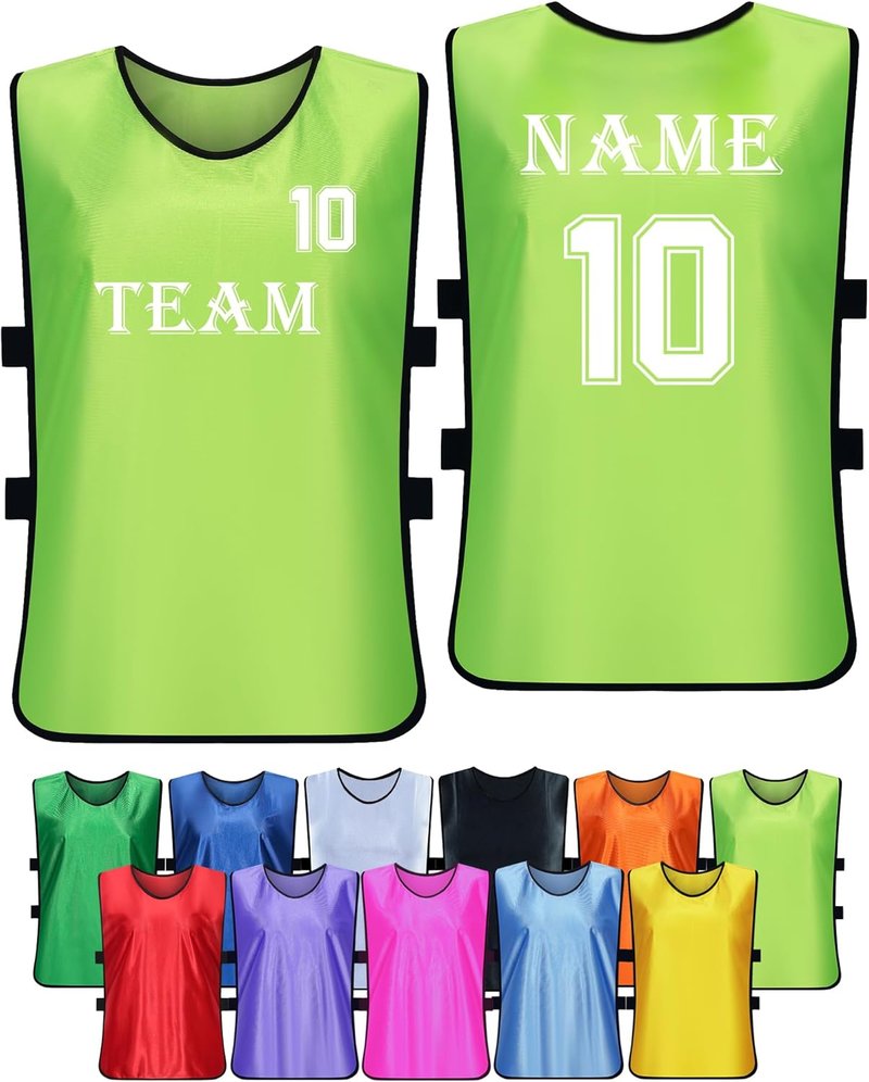 Custom Pinnies Youth Team Sports | Personalized Basketball Practice Jerseys - Add Logo/Text/Number