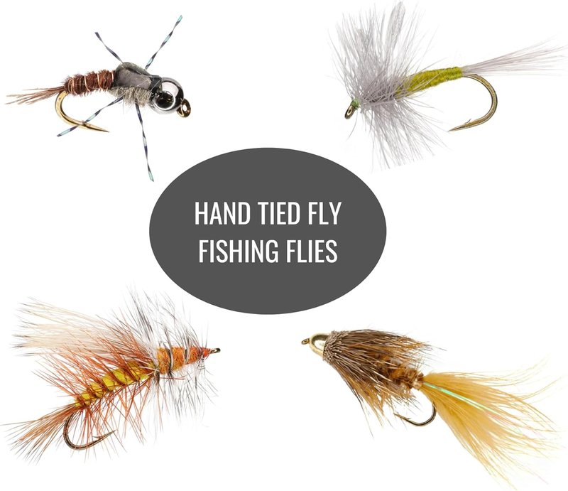 Smitty's Fly Box | Premium Trout Flies Assortment - Dry Flies, Nymphs & Streamers for Fishing