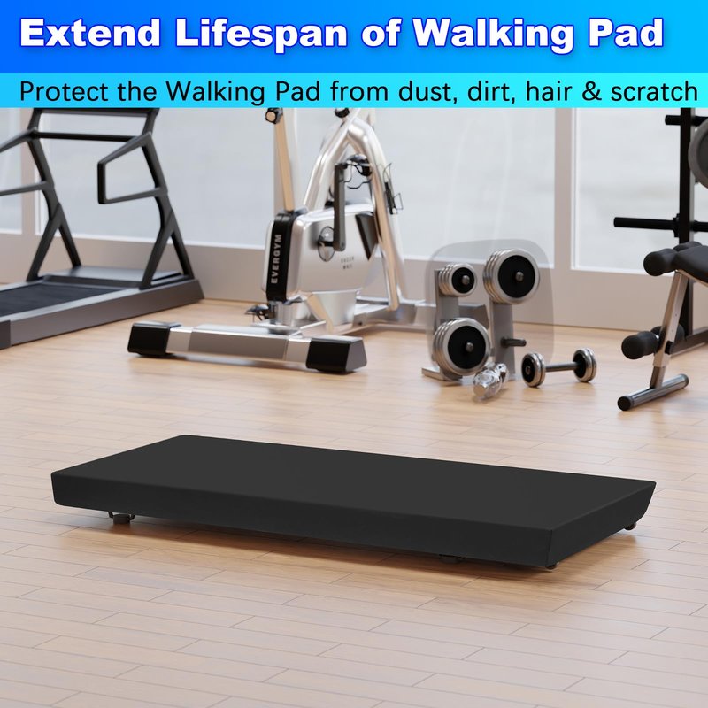Easecos Walking Pad Cover for Under Desk Treadmill, Foldable Protective Case Sleeve for Home Office Walking Running Machine, Dustproof & Waterproof Gym Exercise Guard Accessory