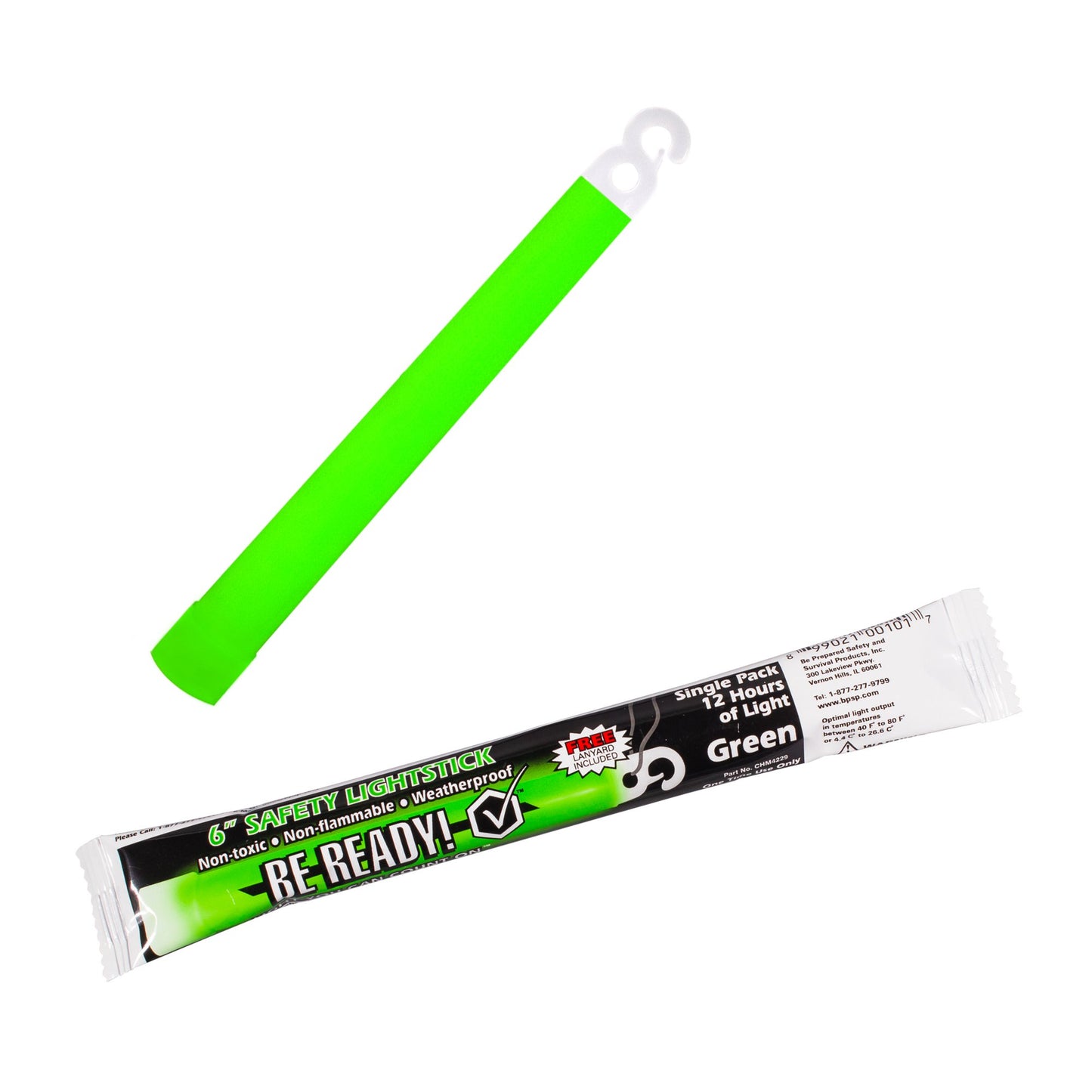 Be Ready 12 Pack Green Chemical Light Industrial Glow Sticks | Emergency Safety | 12+ Hours | Hurricane Survival Kit Extreme Weather Supplies Power Outages Camping Gear Accessories