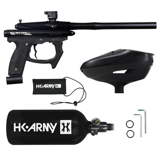 HK Army SABR Paintball Gun HPA Marker Starter Package (Black)