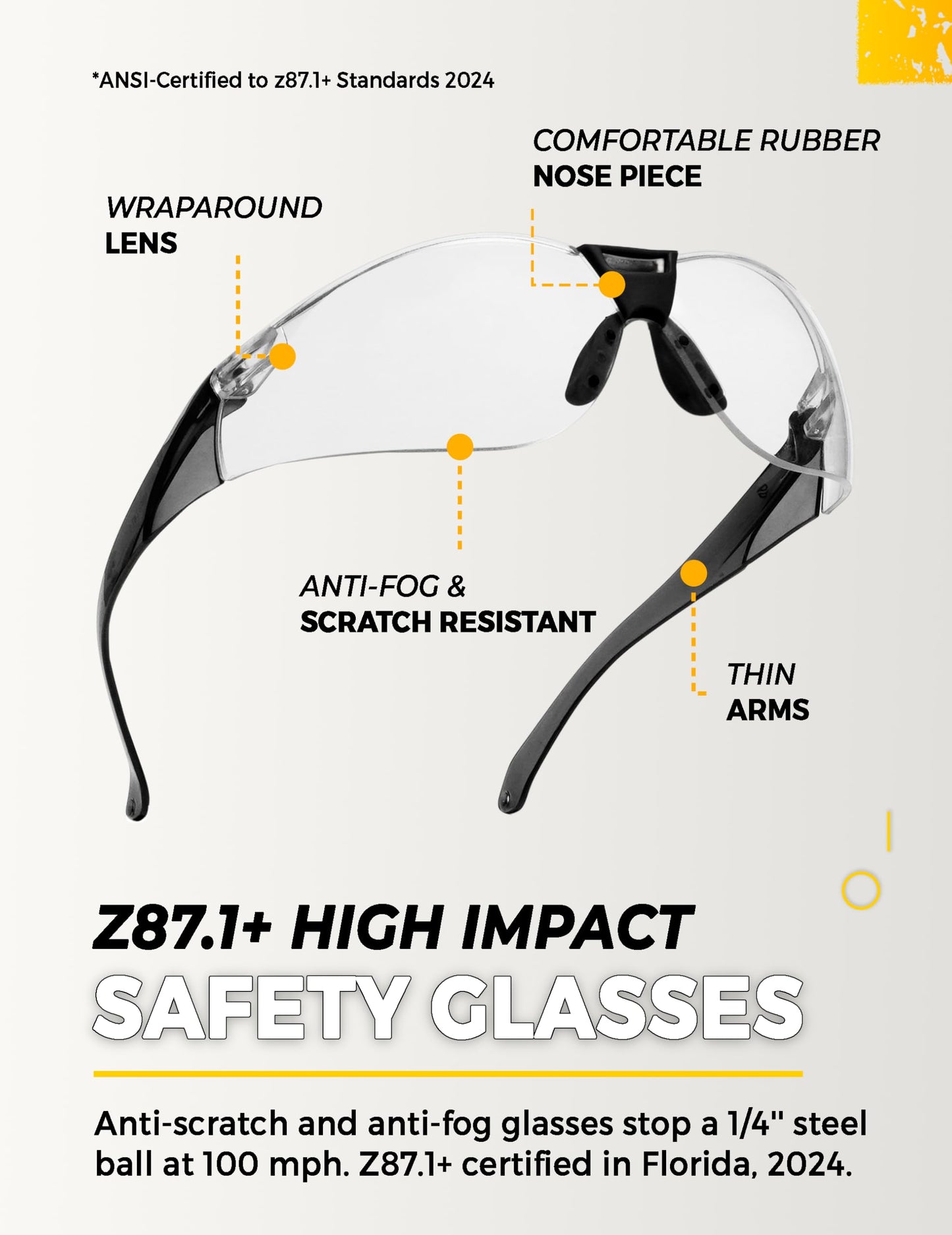 TradeSmart High-Performance Earmuffs for Shooting Range & Shooting Eye Protection Glasses + Firearm Confidence Course Included