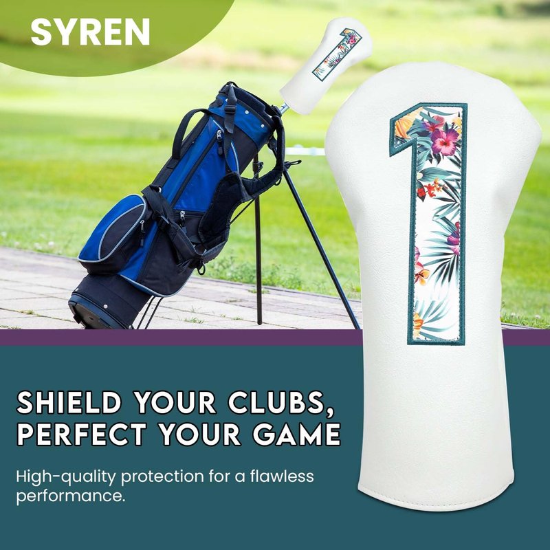 Tropics Club Head Cover - Premium Golf Club Protector - Headcover for Odyssey | Essential Golf Accessories for Men with Premium Club Protection | Funny Golf Accessories for Men