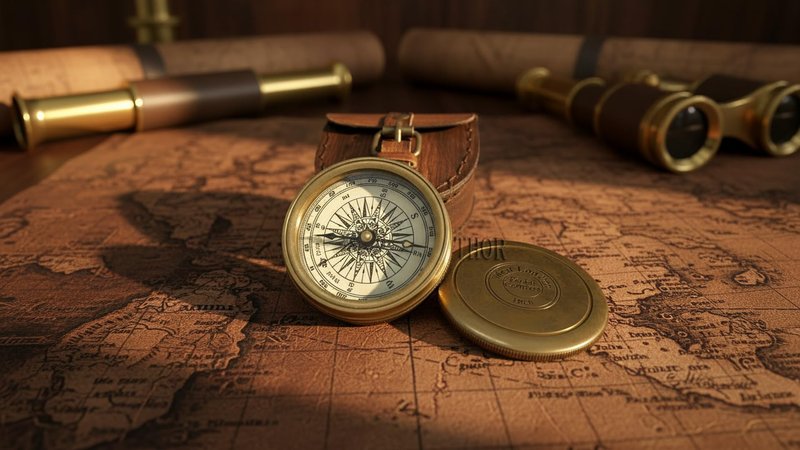 Antique Brass Pocket Compass with Leather Case Gifts | Engraved Compasses for Graduation, Him, Her, Husband, Dad, Son/Friends Compass for Camping, Hiking, Touring