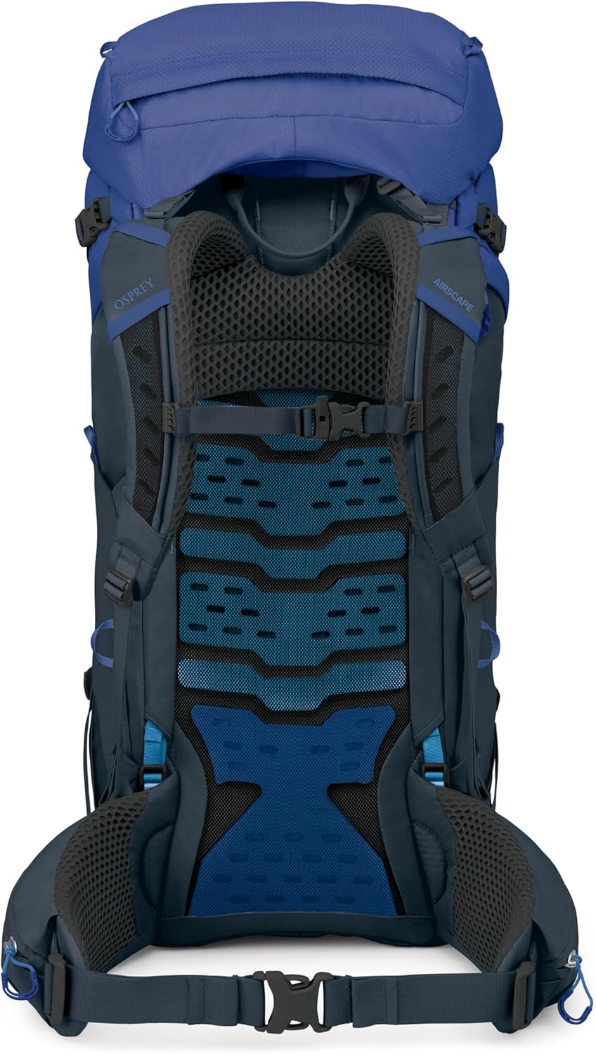 Osprey Kestrel LT 65L Men's Backpack - Lightweight Waterproof Hiking & Camping Bag | Rays Blue