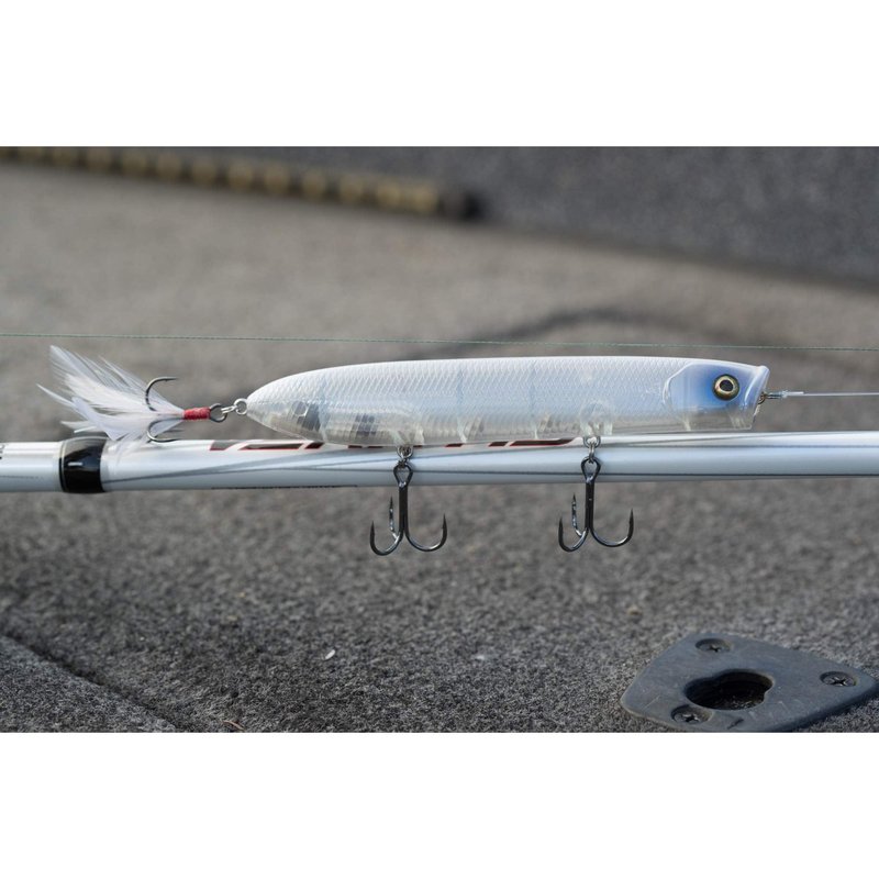 Berkley Cane Walker Topwater Fishing Lure, Blue Bullet, 5/6 oz, 125mm Topwater, Heavy Tail Weight for Long-Distance Casting, Equipped with Fusion19 Hook