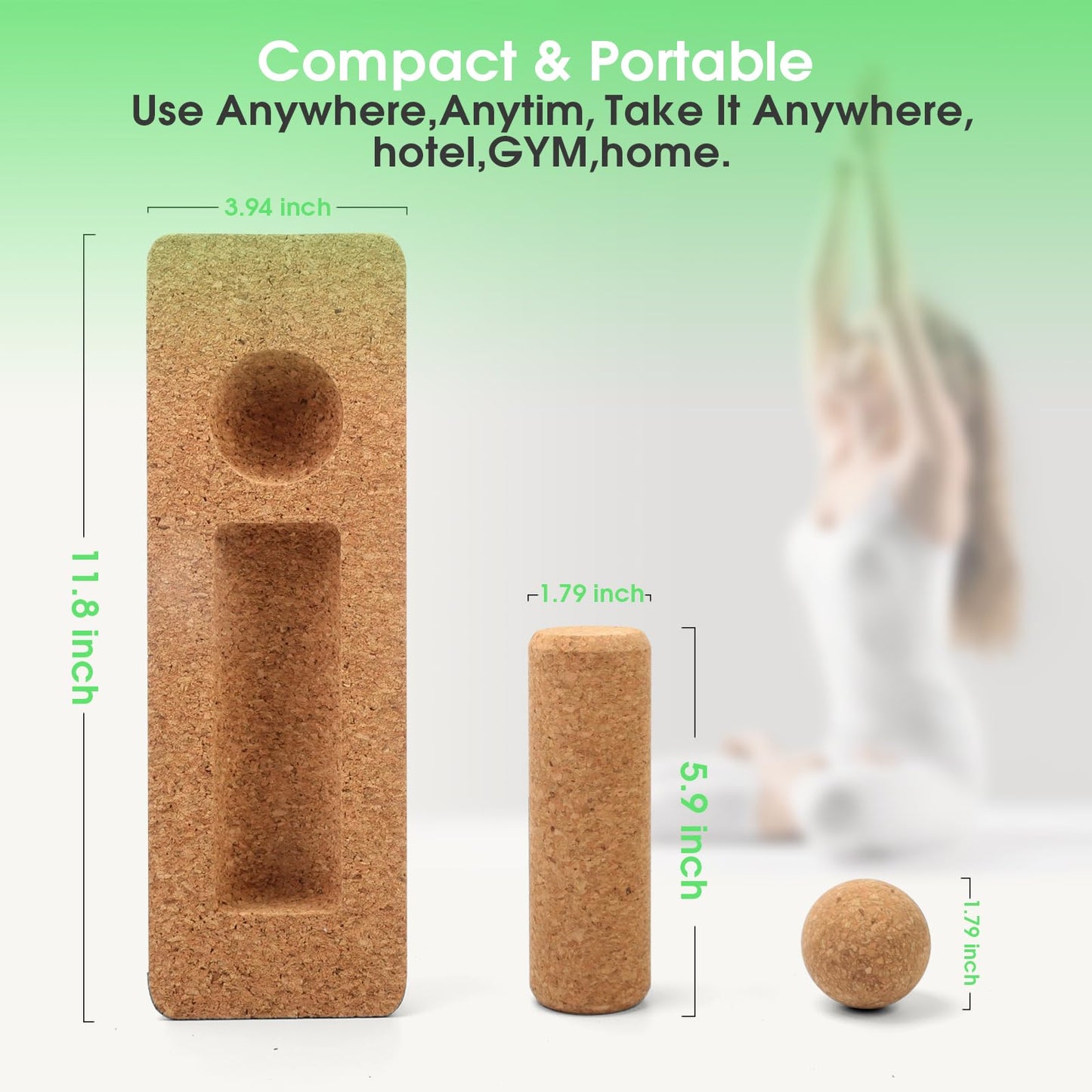 Axiqunel Balance Board, Premium Cork Balancing Board, Foot Strengthener for Enhanced Foot Function, Ankle Stability Trainer for Balance Stability, Improve Mobility & Prevent Falls