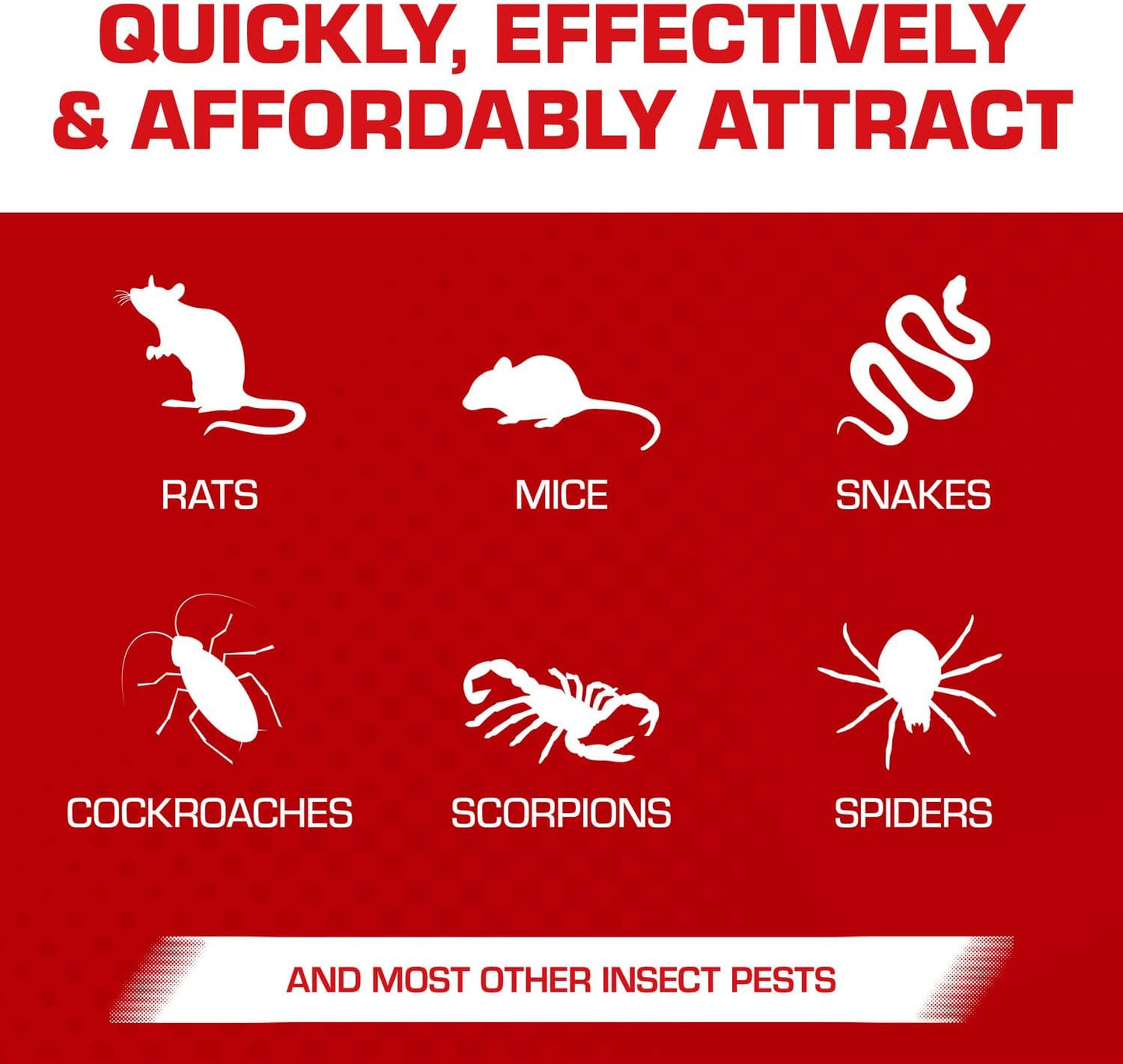 Tomcat Super Hold Glue Traps - Effective Rat & Mouse Control | Ready-to-Use, 2 Traps