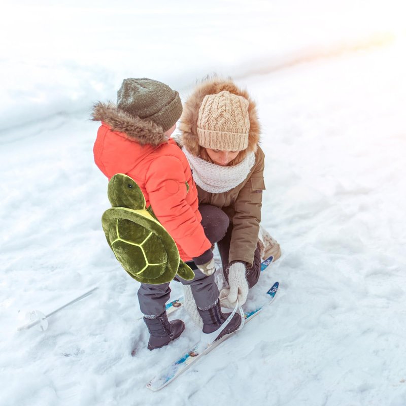Kathfly Turtle Butt Pad Snowboarding Cute Protection Hip Butt Pad Protective Gear for Skiing Tortoise Snowboarding Padded Turtle Hip Cushion Protection for Kids Adults Skating(Green)