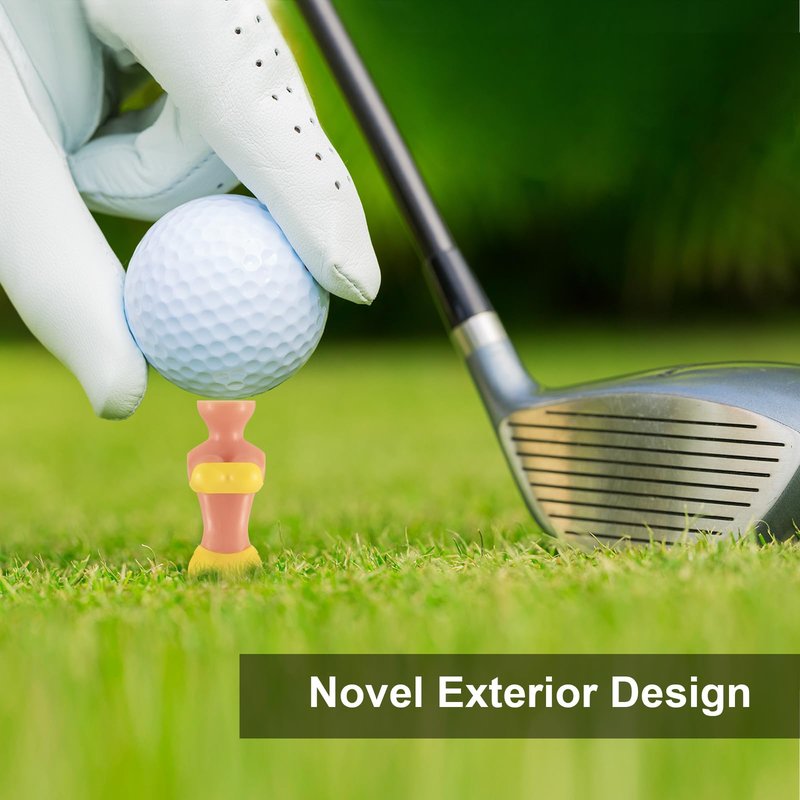 Skylety 30 Pieces Golf Tees for Lady Golf 3 Inch Colorful Plastic Ladies Tees, Training Accessories for Men Women Uncle Father Home Birthday Present Gift Party