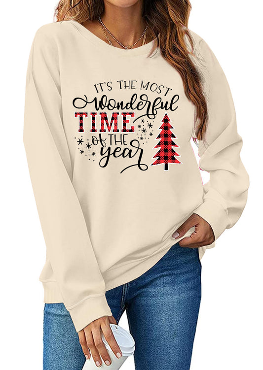 PECHAR Freezing Season Sweatshirt for Women Skeleton Christmas Graphic Shirts Long Sleeve Holiday Xmas Pullover Tops