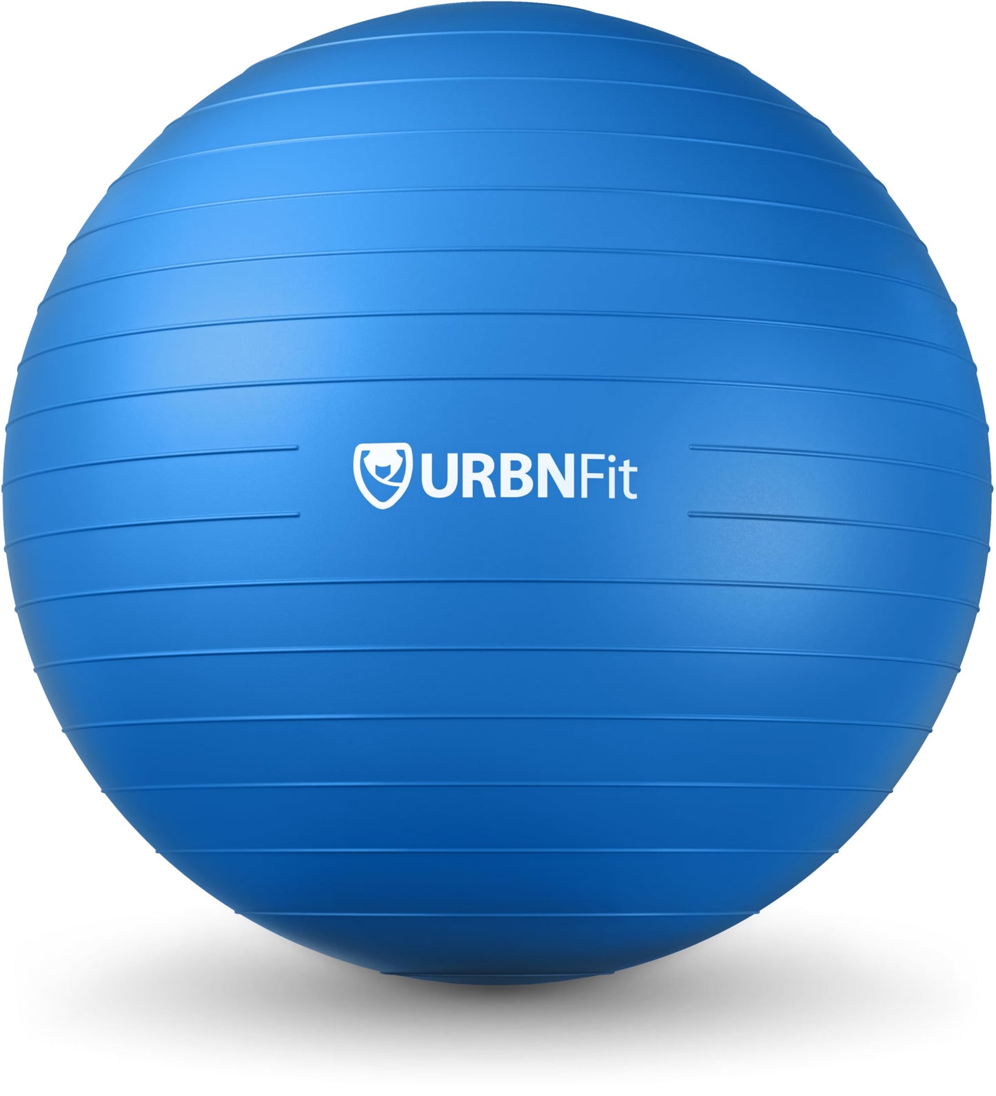 URBNFit Exercise Ball - Yoga Ball in Multiple Sizes for Yoga, Pilates, Pregnancy, Stability - Anti-Burst Swiss Balance Ball w/Quick Pump – Office Ball Chair for Home and Gym – 18 Inch - Blue