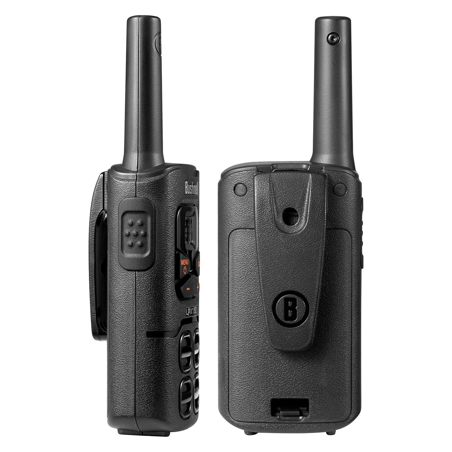 Bushnell LPX150 Walkie Talkie Radio - Reliable Quality, Rugged Design, 0.5W Power for 20 Miles of Range, Two Way Radios Equipped for Wherever Life Takes You (2 Pack)