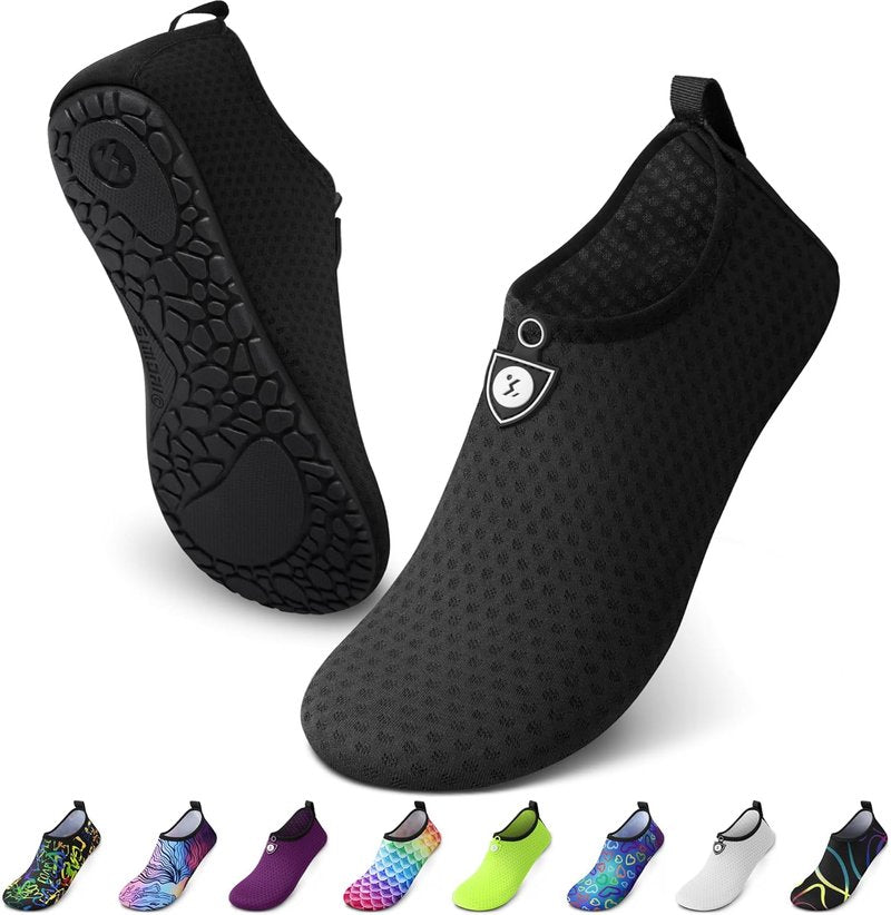 Water Shoes for Men & Women - Quick-Dry Aqua Socks for Beach, Pool & Yoga | Breathable Barefoot Design, Adult & Kids Sizes