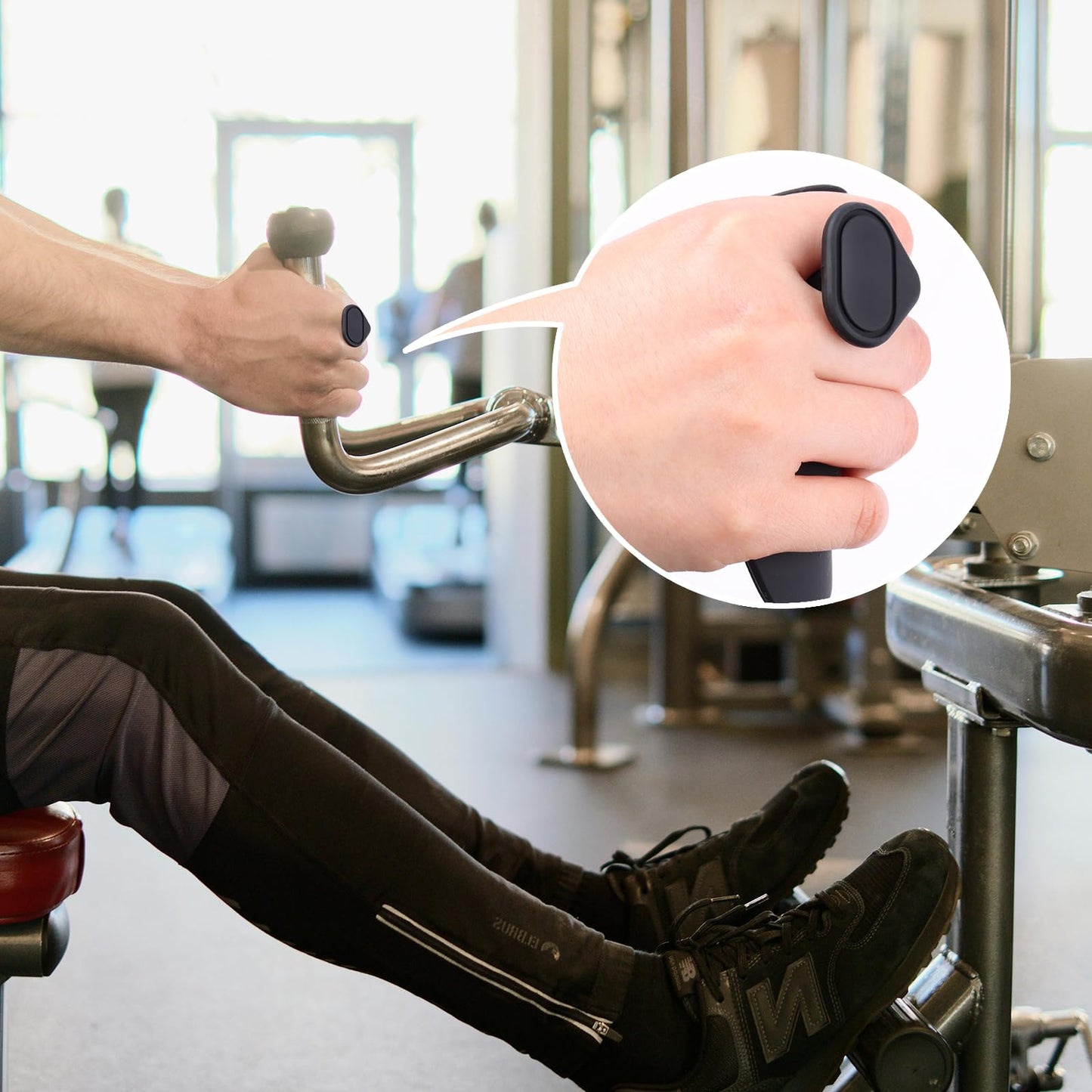 Anti-Slip Workout Grips - Ergonomic Rubber Gym Grips