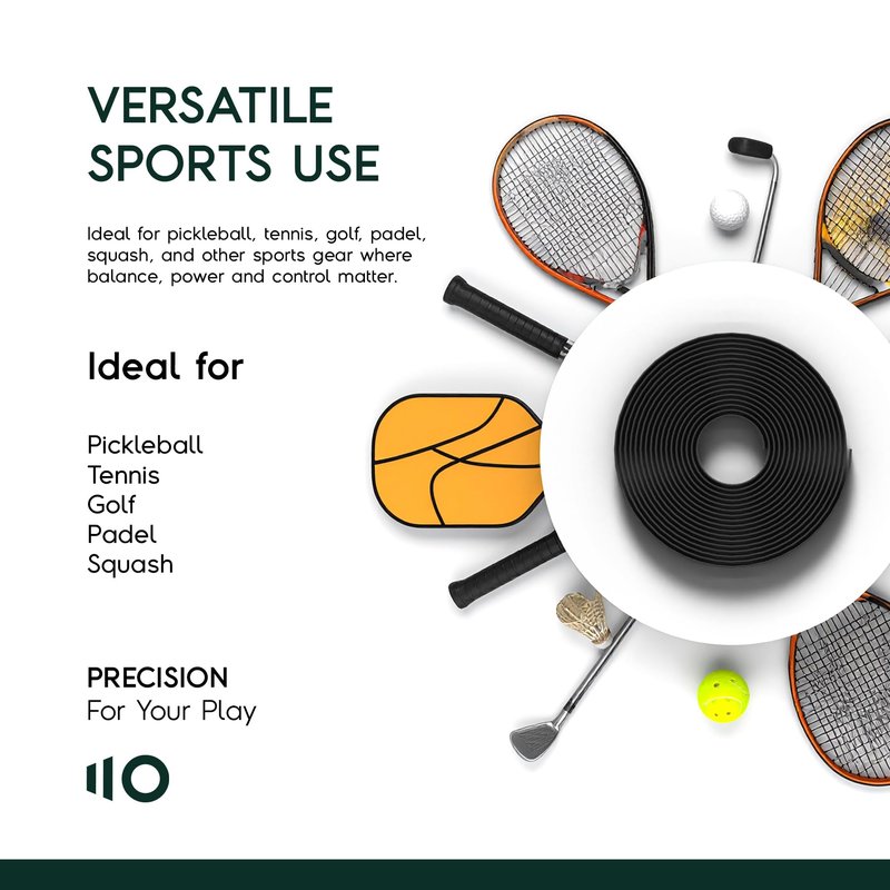 Eleven Zero Tungsten Tape for Pickleball Paddles, Pickleball Paddle Weights Non-Toxic Material & Lead Tape Alternative, High-Density Weighted Tape for Easy Customization
